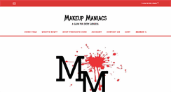 Desktop Screenshot of makeupmaniacs.com